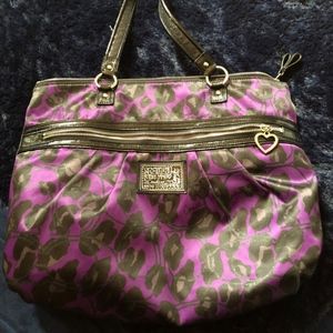 Coach poppy over the shoulder purse